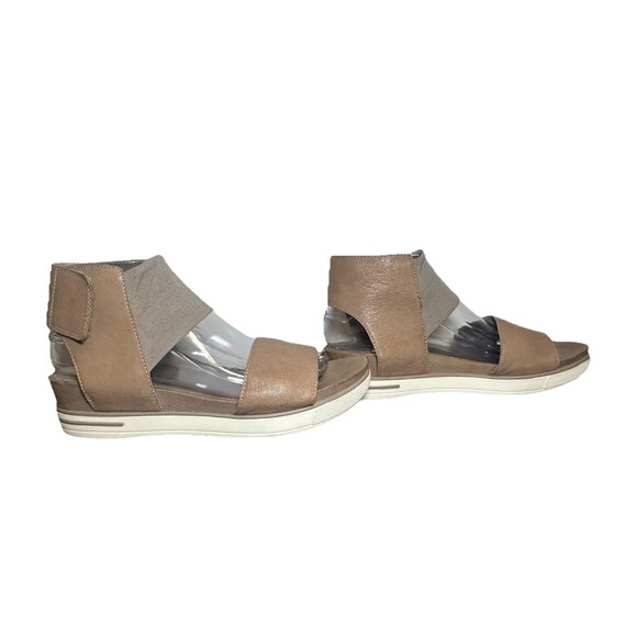 EILEEN FISHER Spree Sport Sandal Tan Platform Adjustable Ankle Strap Women's 8 - Picture 4 of 14